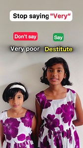 Stop Saying “VERY”! ✨ Let’s learn sweeter, stronger words together! 🌈💛 Small word changes can make English extra beautiful. ✨ Comment your favourite word! 😍👇 #SenulisWorld #EnglishLearning #VocabularyBoost #LearnDaily #SpeakBetterEnglish #KidsLearning #EasyEnglish #LearnWithFun #EnglishVocabulary #FunLearning #EnglishForKids #LearningIsFun #StudyWithSenuli #SmartKids #DailyEnglish | Senuli's World