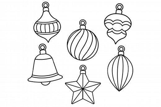Ornament Templates - Printable Christmas Ornament Shapes