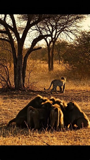 BABOON VS LEOPARD episode 4 #junglepredators #leopardvspython #natureuncut #shortvideo #viral