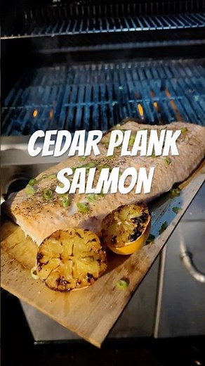 How to make cedar plank salmon on the grill? 😎 It’s as easy!