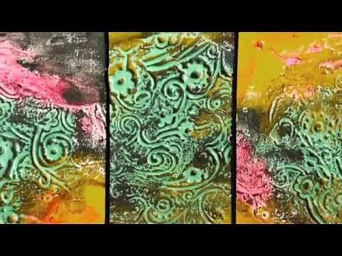 How to....Background technique with wall filler (polyfilla)