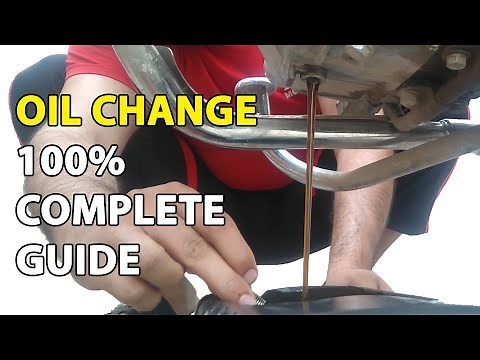 How To Change Engine Oil. Full Complete Guide For Motorcycle.