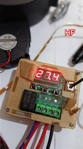 Thermostat W1209 as a cooling relay on the Votol Controller Molis Polytron Fox R #gogreen #shorts