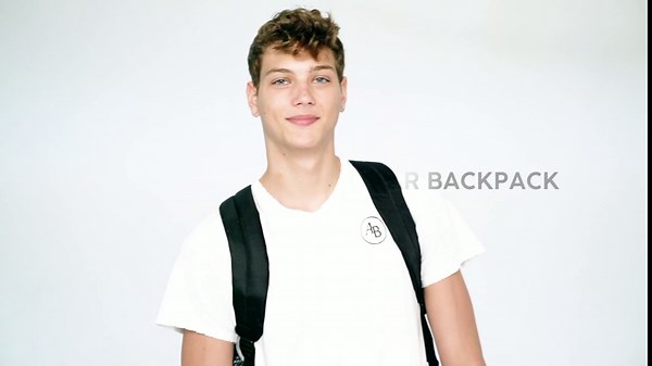 SMARTY Large Heavy Duty Clear Backpack V6 Durable Transparent See Through Bag (Blue)