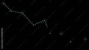 Step-by-step roadmap with included highlight points. Cg progressive motion background.