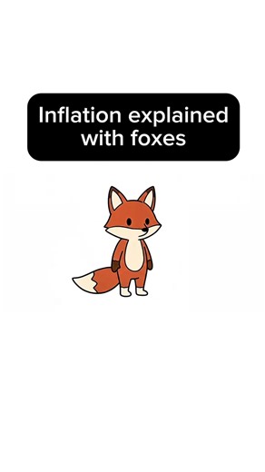 Inflation explained with foxes🦊berries🫐and shells🐚 #economics