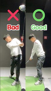 올바른 로테이션, 임팩트 이후 왼손등 위치를 확인하세요 / Proper Rotation Check Left Hand Position / 正しいローテーション 左手甲の位置確認