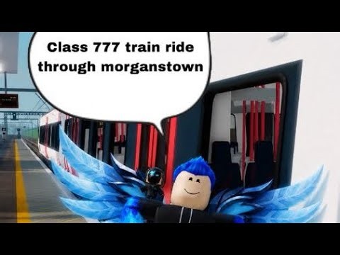 Driving the class 777 at Morgans town (Scr Roblox)