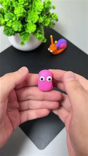 Come and try making cute little snails out of clay. Parent-child crafts. Clay crafts. Handmade d