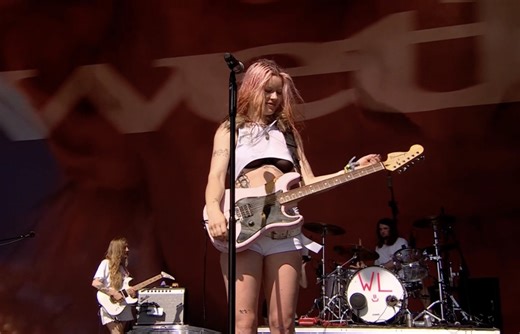 Flashback to friday afternoon's Wet Leg set at the Glastonbury Festival. (Thank You, Terry!) | Alan Bershaw