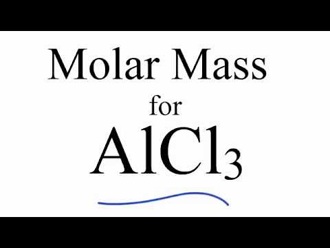 Molar Mass / Molecular Weight of AlCl3: Aluminum chloride