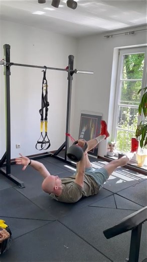 Dead Bug + Adductor Band + KB Hold