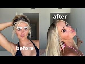 $12 highlights at home… how I DIY my money piece every month and stay blonde