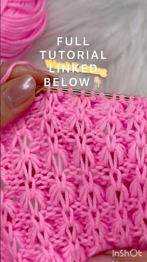 Dropped Stitch Lace #knittingpatterns #knitting #knittingforbeginners #knit #knittingpattern