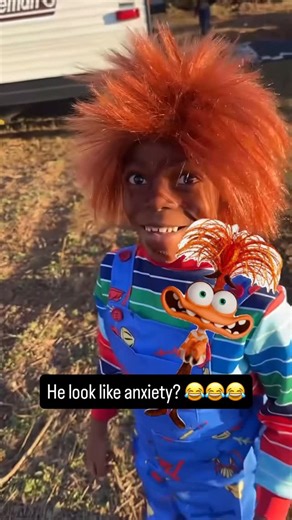 ChuckStarFilms 🎥🎬📹💰 on Instagram: "I didn’t see Chucky at all 😂😂😂 #anxiety #disney #chucky #Halloween #fyp #funny #lmao"