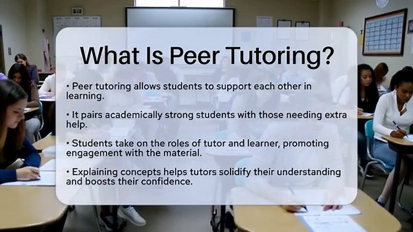 What Is Peer Tutoring? - Aspiring Teacher Guide