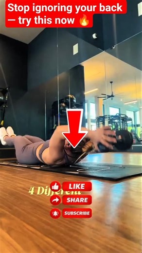 💪 Back Workout at Home ⚡ Fix Lower Back Pain Fast #Shorts