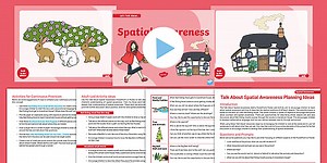 Talk About Spatial Awareness Maths PowerPoint and Planning Ideas