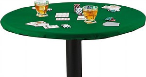 Feltectors Felt Tablecloth Poker Table Topper Round Table Cover 54 to 60 inches - Green
