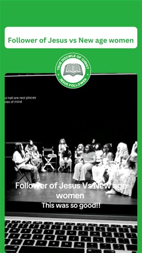 Follower of Jesus vs New age women #jesus #heaven #jesusistheway #truediscipleofchrist