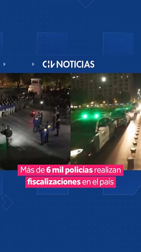 Ronda Impacto: copamiento policial en el centro de Santiago