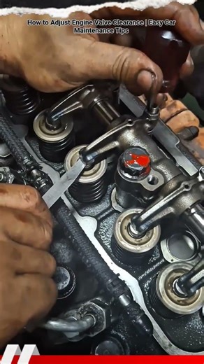 How to Adjust Engine Valve Clearance | Easy Car Maintenance Tips #shorts #automobile #mechanic