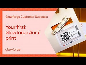 Glowforge Customer Success: Your first Glowforge Aura print