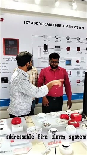 An addressable fire alarm system is primarily used for industrial Fire solution.