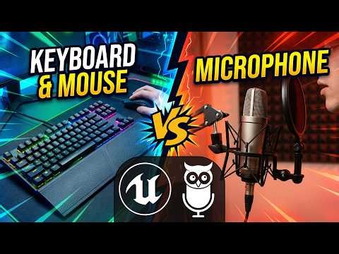 Traditional vs Voice Commands in UE5 - Side by Side