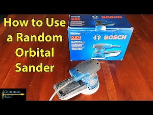 How to Use a Random Orbit Sander