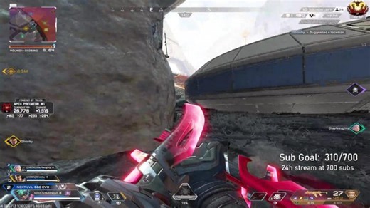 NEW SEASON RANKED | #2 APEX PREDATOR LAST SPLIT | !code !sens !settings !res !pc