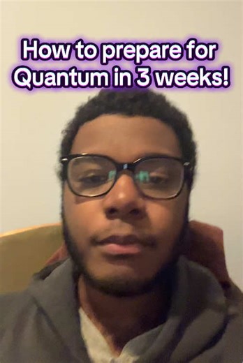 #greenscreen How to prepare for Quantum in 3 weeks! Share this video! Check out my algebra guide for STEM (link in bio)!