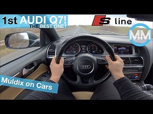 Audi Q7 3.0 TDI Quattro (180 kW) POV Test Drive + Acceleration 0-200 km/h