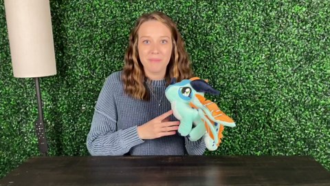 EASELR Wings of Fire Dragon Plush Toy Rainwing Dragon Stuffed Animals Pterosaur Plush Flying Dragon Pillow Plushies Gifts for Fans Kids Boys Girls (hivewing)