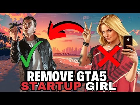 How to Remove GTA 5 Loading Screen Girl | Change GTA 5 Startup Beach Girl | (Easy & Best Tutorial)