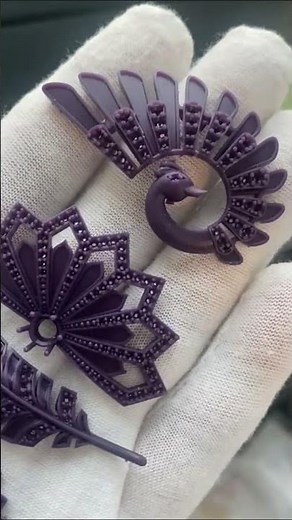 Printed with Elegoo Mars 4, is ready for stone setting! 💎 #resin #castableresin #GrapeResin