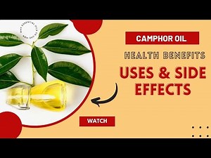 Camphor essential oil health benefits | Camphor Oil Uses and Side Effects