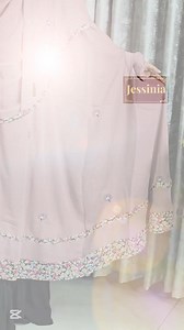 11K views · 131 reactions | Niqab Khimar with Embroidary work Cherry...