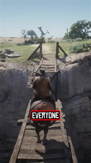 The Leap of Death VS Donkey in RDR2 #rdr2 #rockstargames #gamingtok #fyp