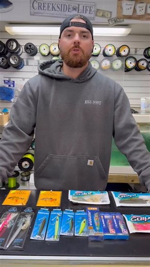 SeaBass Opening Day! What lures & jigs can you use if you’re not using bait?! See here all the lures and options we have available at the shop! #sea #bass #seabass #fish #fishing #opening #openingday #jig #lure #lures | Creekside Outfitters