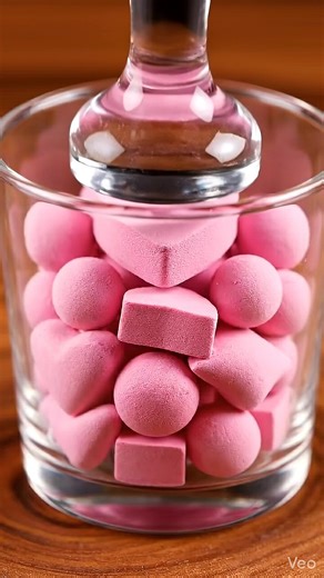 Soft pink perfection 💗 Watch these velvety shapes get gently pressed… so satisfying you’ll replay it again and again. #asmr #satisfying #oddlysatisfying #relaxingvideo #pinkaesthetic