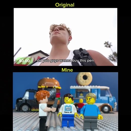 🗣️side by side! | penny intro animated in Lego