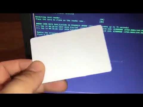 How to use a Card reader on blank card and full software tutorial