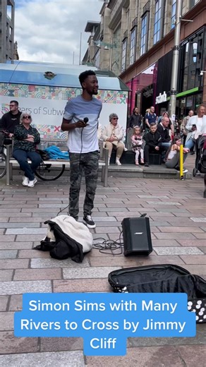 Simon Sims Performing 'Many Rivers to Cross' by Jimmy Cliff in Glasgow
