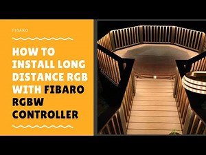 How to install long distance RGB strip with Fibaro RGBW Controller