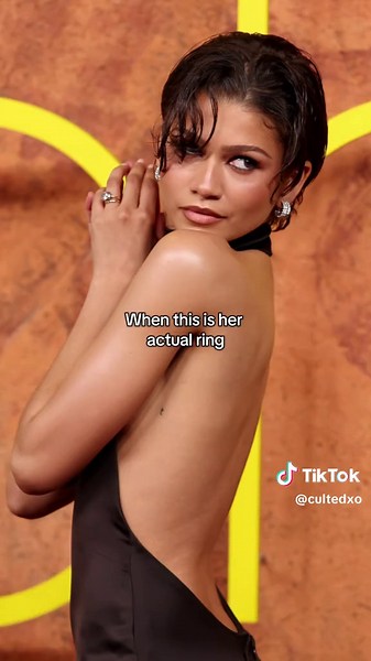 Trust Tom Holland wouldn’t give Zendaya a mediocre ring #zendaya #tomholland #ring #wedding #married