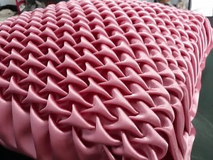 ผังหมอน/สอนวิธีเย็บ/วิธีจับจีบหมอนอิงลายสม๊อค (Smocking Pattern/Smocked Pillow/枕頭)