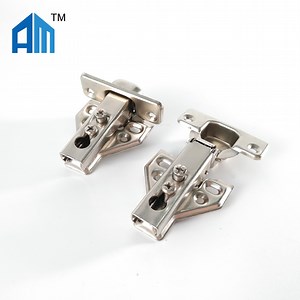 [Hot Item] 105 Degree Concealed Door Hinge Two Way Hydraulic Kitchen Cabinet Hinges Zinc Alloy Fix-on Hinge