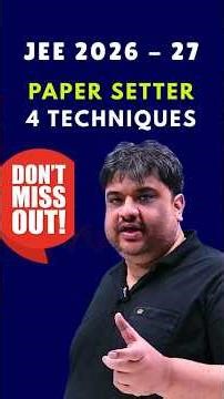 Paper Leak is for Kids 😎 | We Set the Paper! 🔥 JEE 2027 #shorts