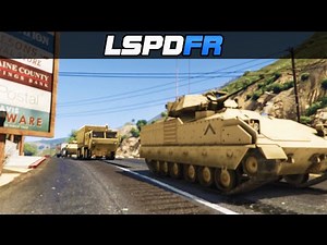 GTA 5 LSPDFR ONLINE - Army Patrol Escort Convoy Mission Multiplayer [With Mods]